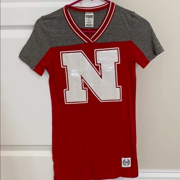 PINK Victoria's Secret Tops - Nebraska Huskers Victoria’s Secret Pink Tee